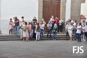 Telde despide con honores y lágrimas a su agente Martín Calzada (Foto Francisco Javier Santana)